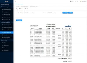 Payroll Summary Sheet